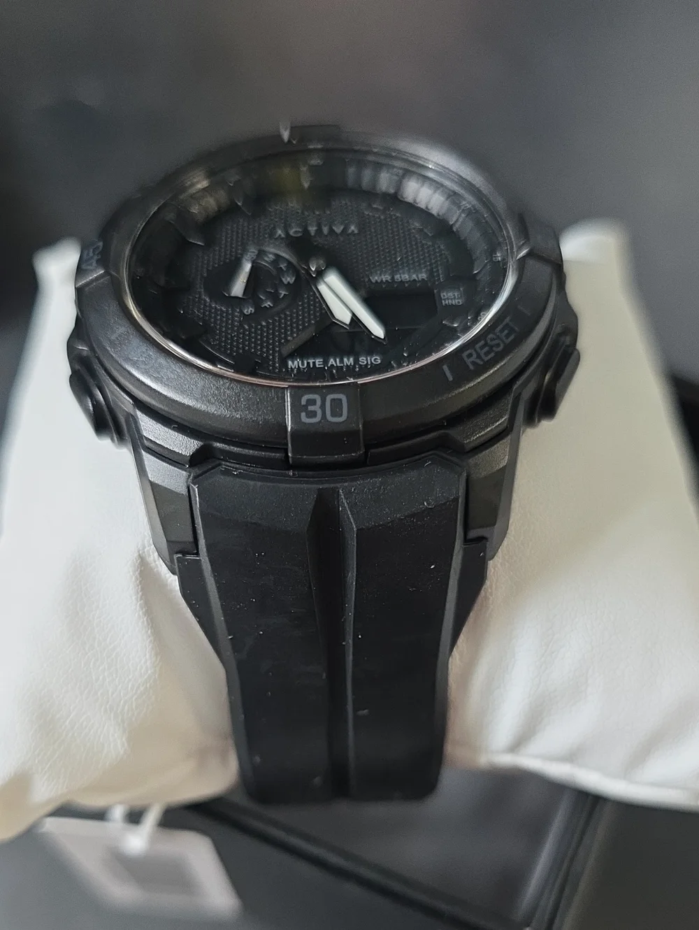 401. Activa X Invicta Spry Analog-Digital Quartz 53mm Black Sports Watch